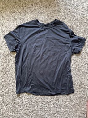 ZELOS Men's Short Sleeve Athletic Tee - grey